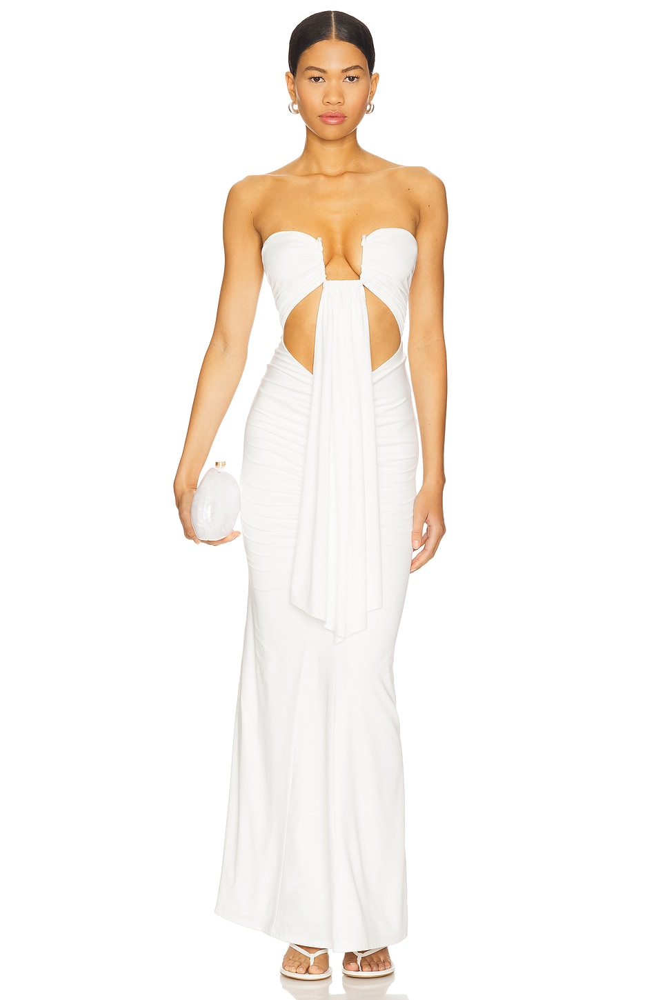 

Длинное платье Rosy Superdown, white