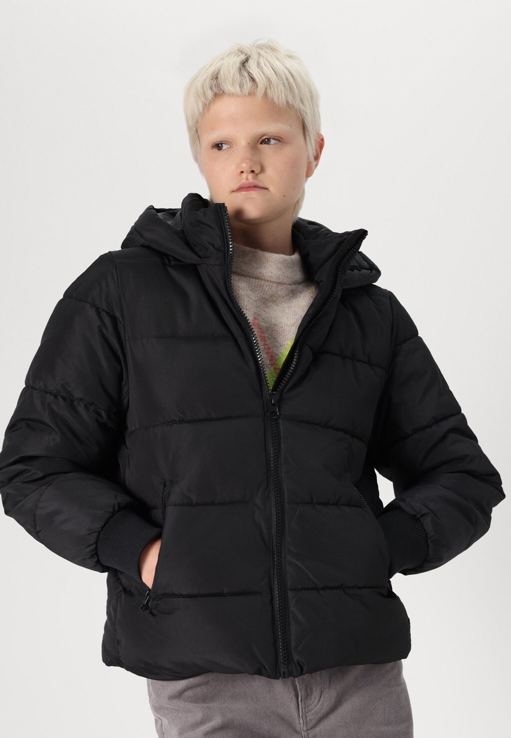 

Зимняя куртка JDYVISKAS LIFE SHORT HOOD JACKET JDY, черный