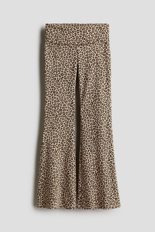 

Расклешенные леггинсы H&M, бежевый