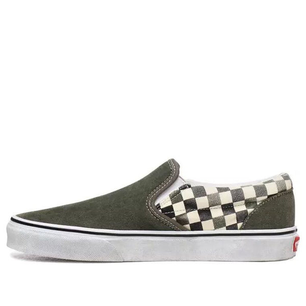

Кроссовки washed classic slip-on green Vans, зеленый