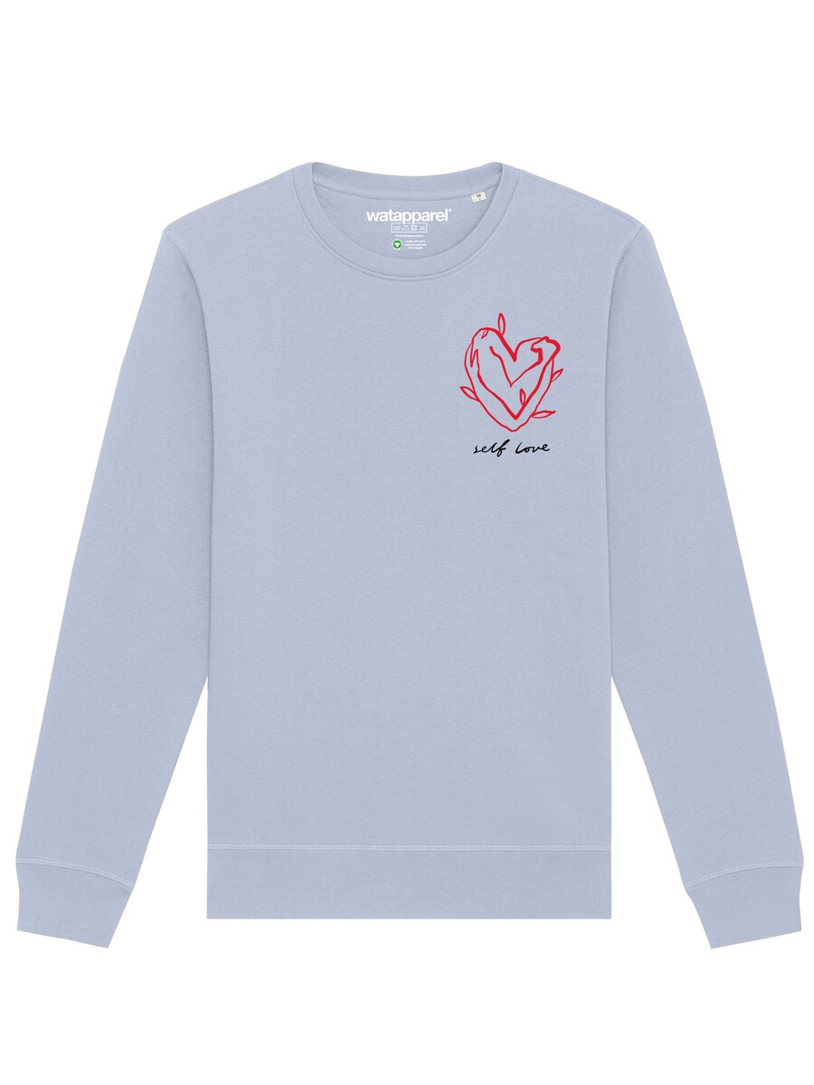 

Толстовка Watapparel Self love, светло-синий