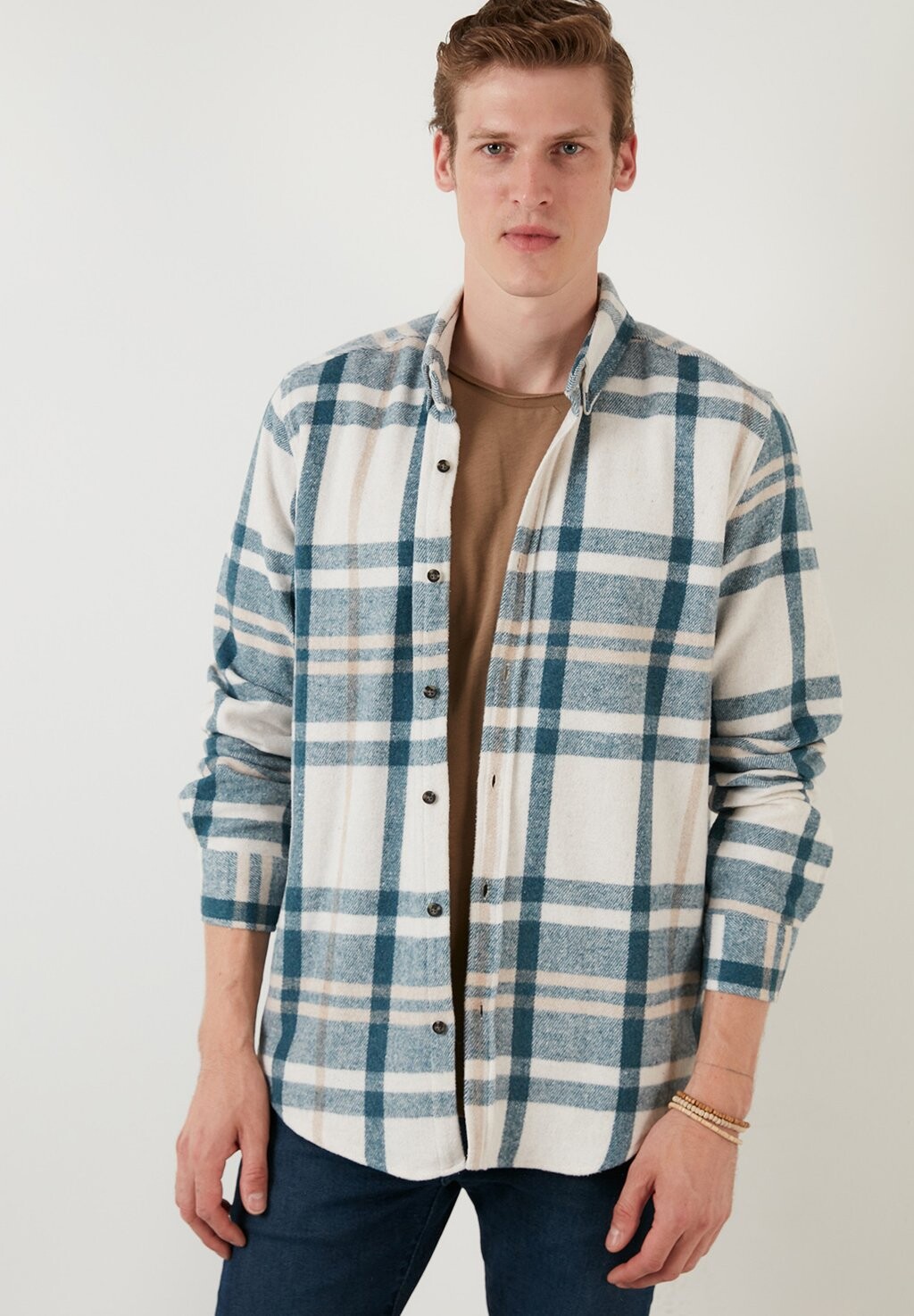 

Рубашка REGULAR FIT Buratti, цвет ecru-blue