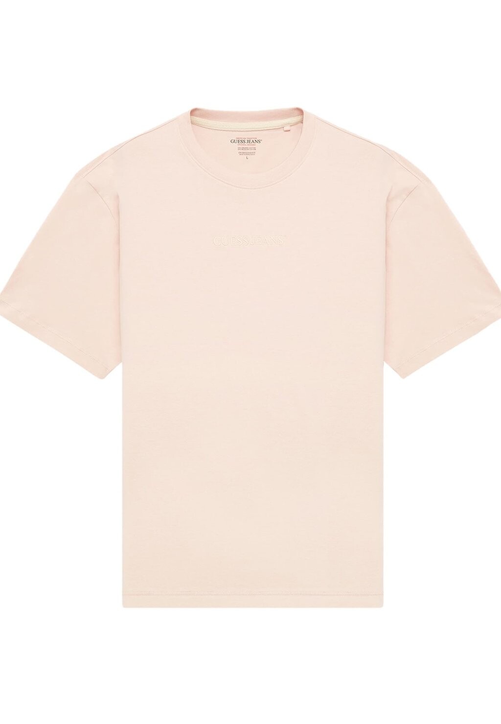 

Базовая футболка LOGO TEE Guess Jeans, розовый