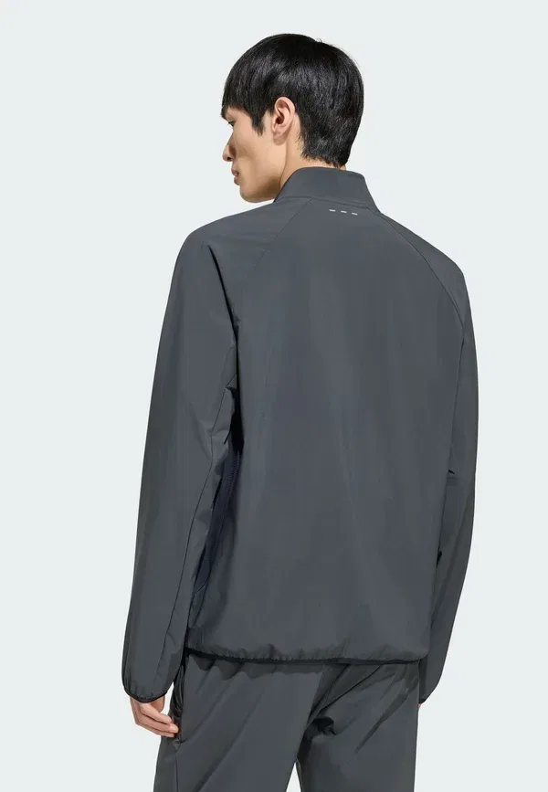 Куртка-худи Adidas Originals Tech Trefoil Essentials FZ Hood Track Top Summer Jacket, серый ночной — фото 2