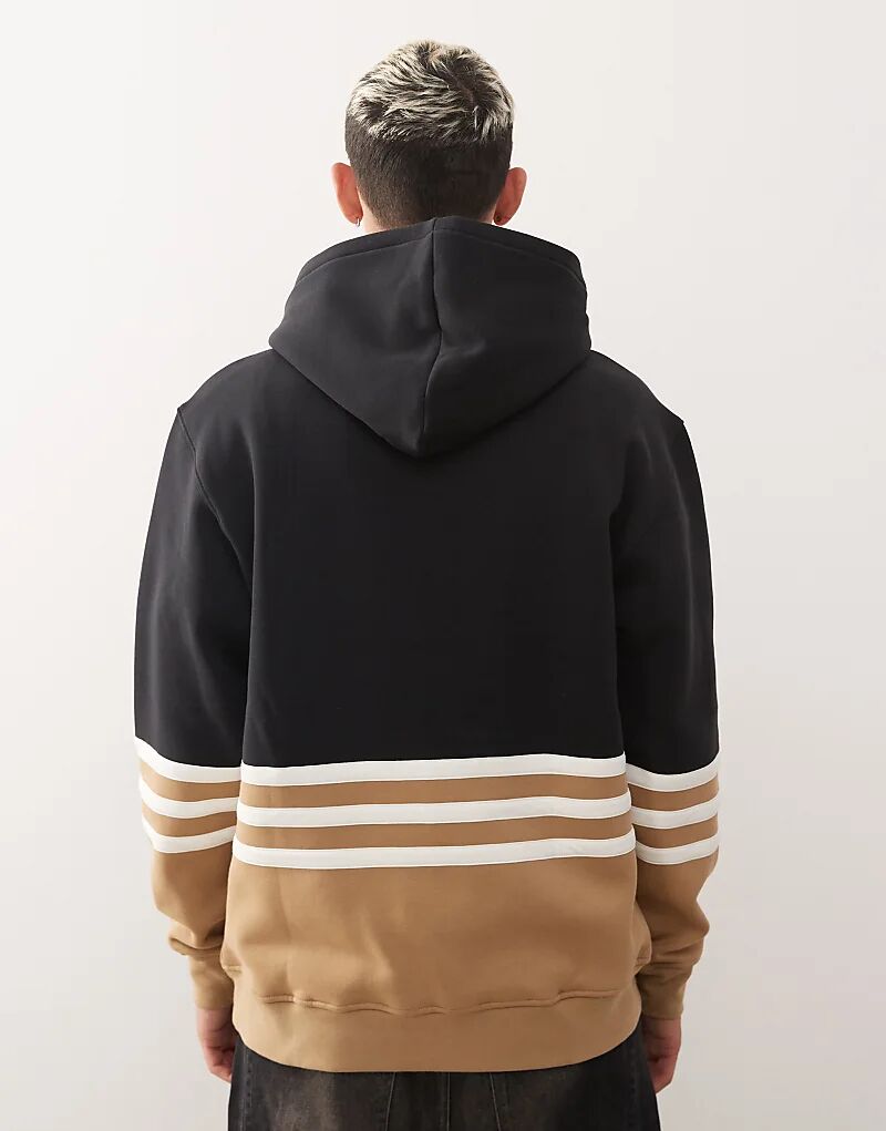 Толстовка Adidas Originals Archive черного и коричневого цветов — фото 3