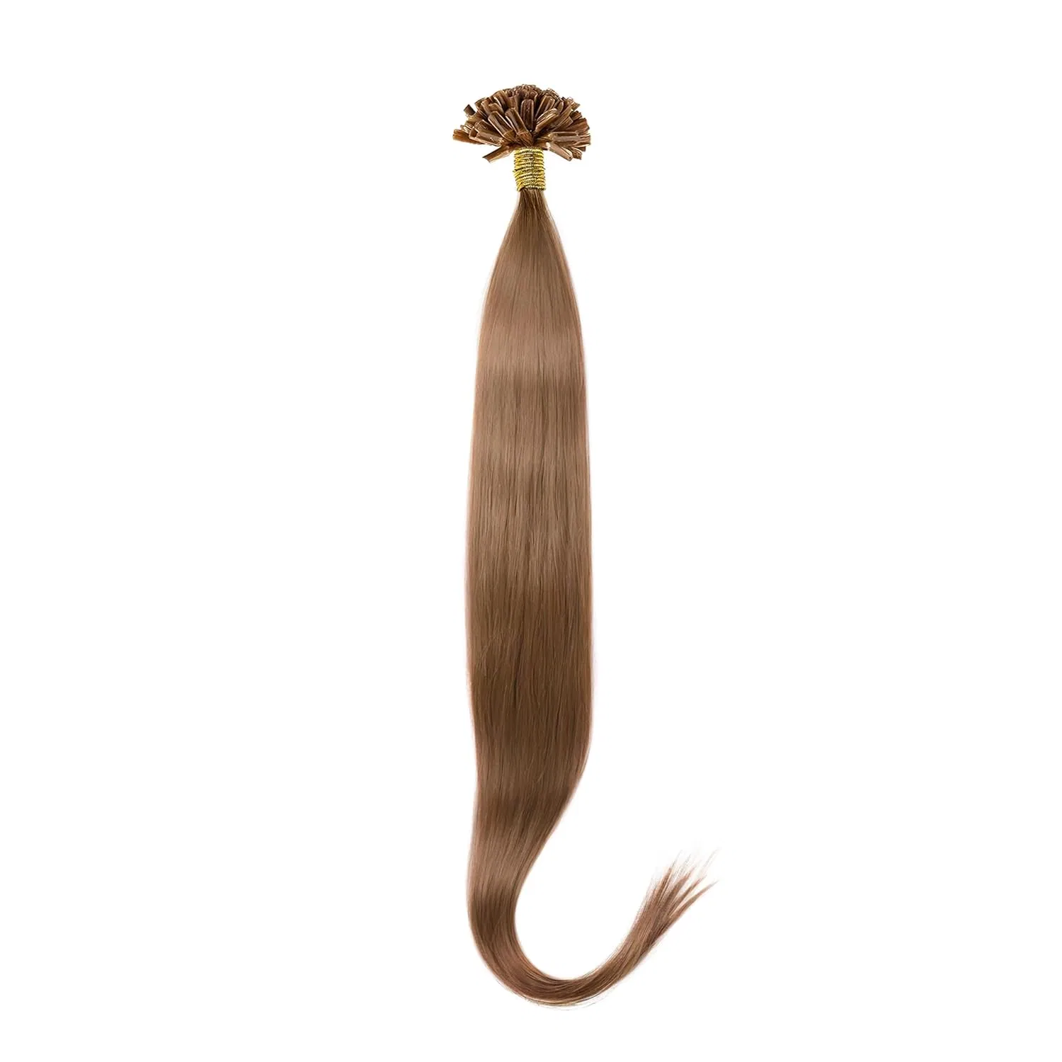 Накладные пряди с микрокольцами из натуральных волос Remy от Beauty7 Beauty7, #8 Light Brown