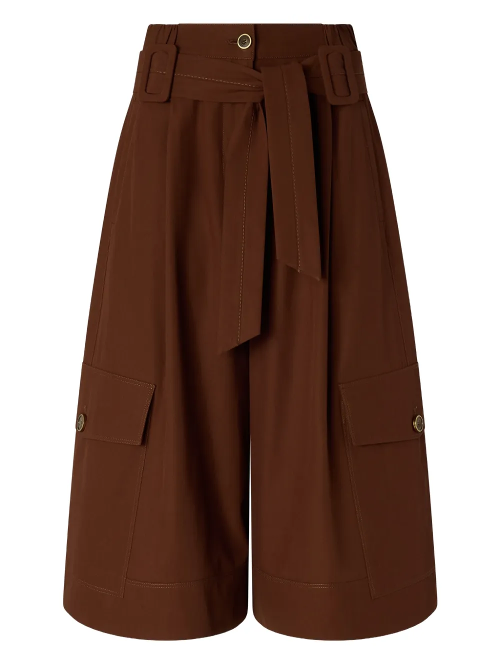 

Шорты с поясом PINKO, коричневый