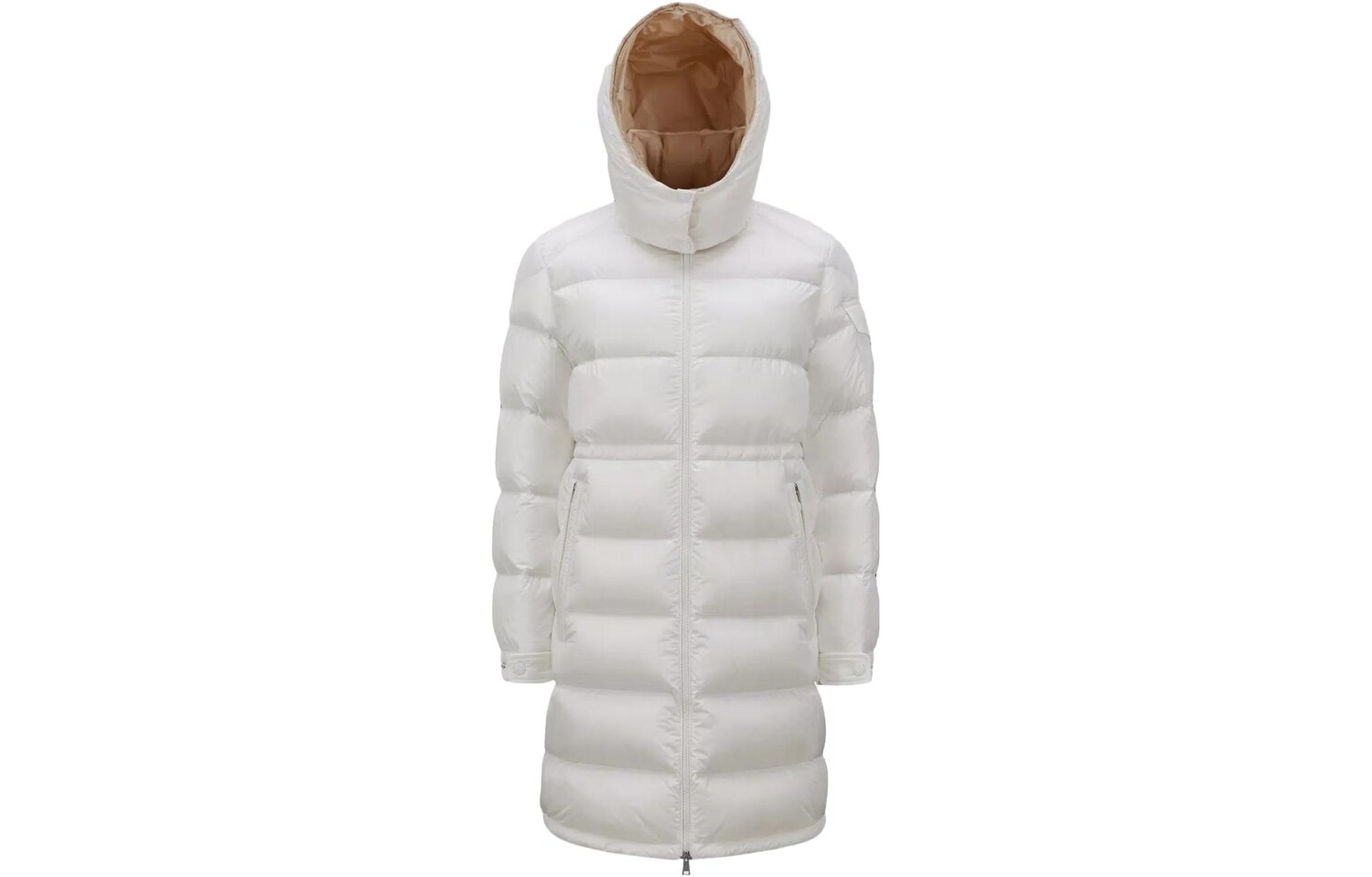 

Пуховик женский белый Moncler