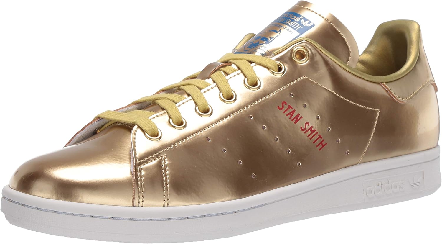 

Мужские кроссовки Adidas Originals Stan Smith, белый/золотой