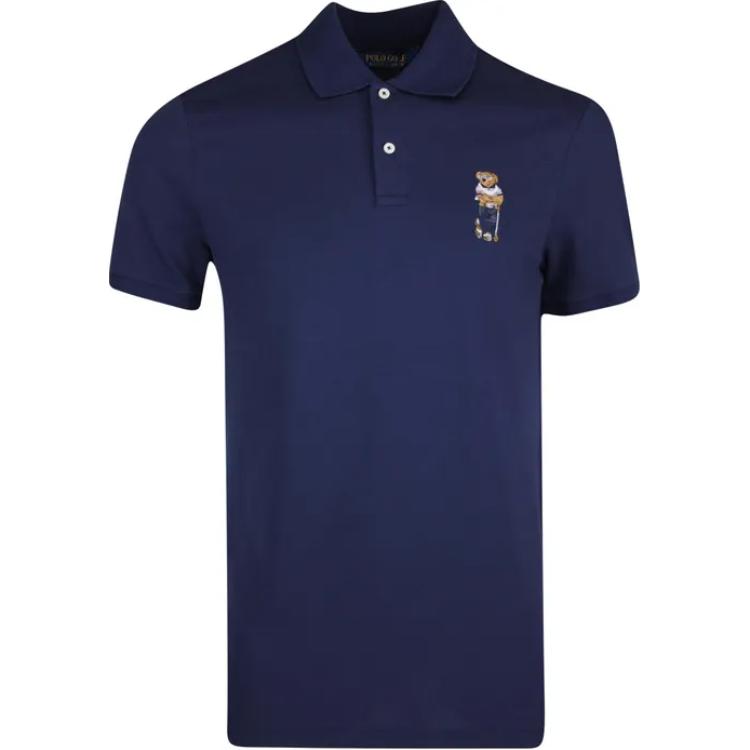 Футболка с коротким рукавом Cotton T shirt Polo Ralph Lauren, морской синий — фото 2