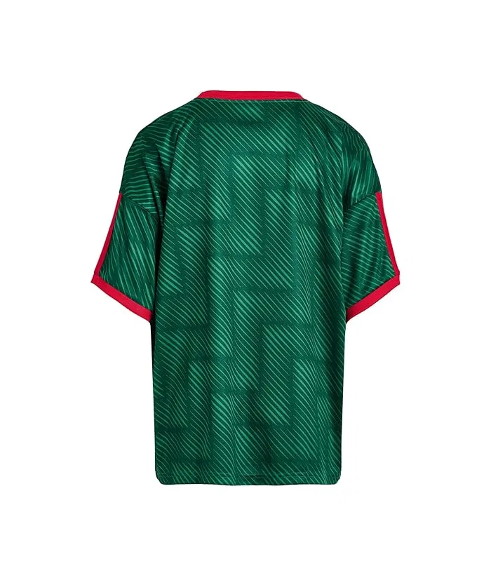 Футболка Aop World Soccer Top Adidas Kids, Bold Green — фото 2