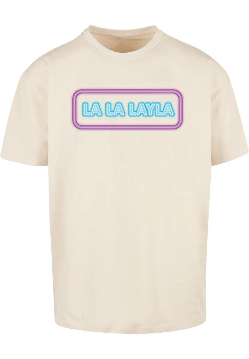 

Футболка Merchcode "Мужская футболка Merchcode LA LA LAYLA Oversize ", цвет Sand