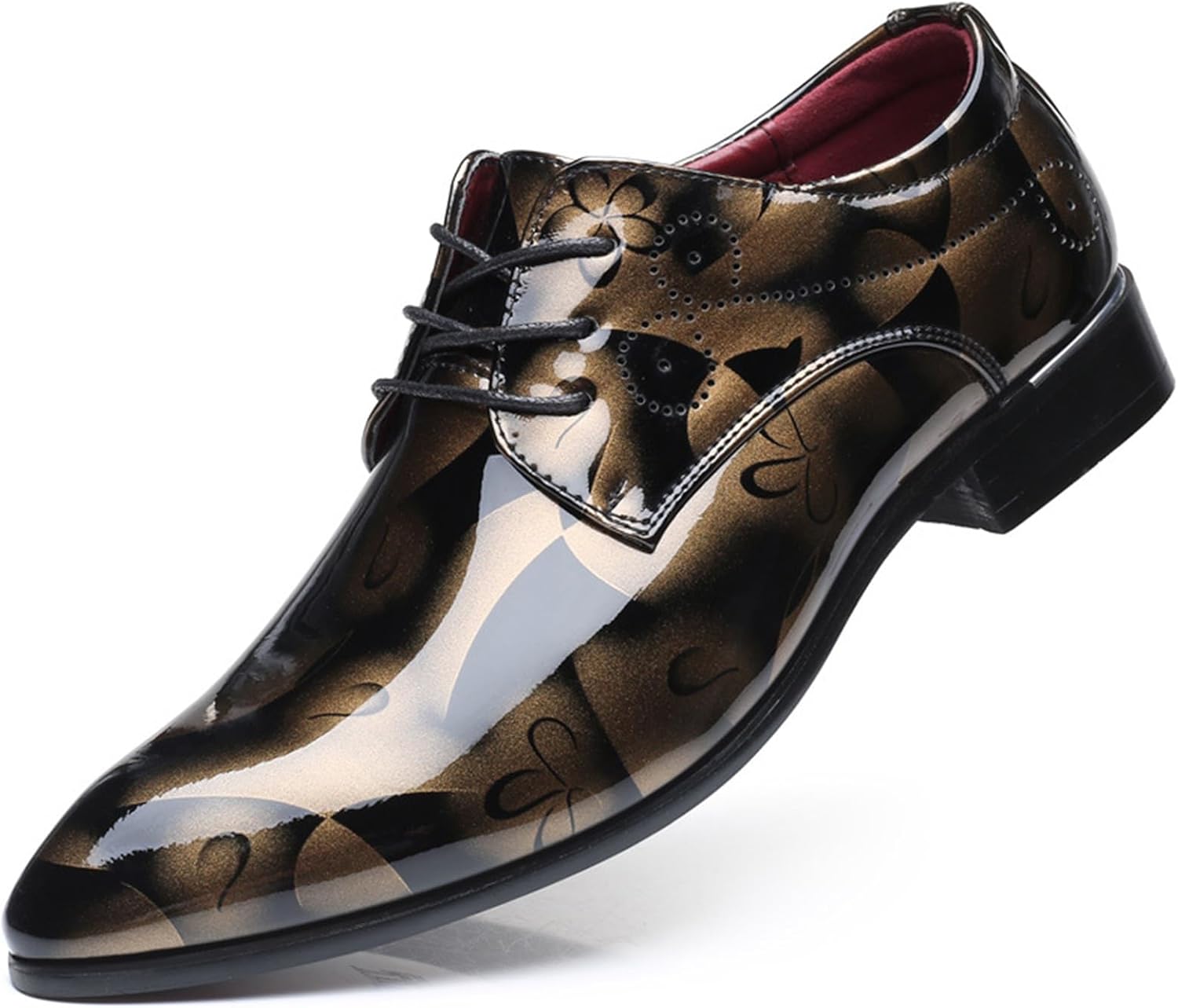 

Мужские классические туфли KYOESCAI с шнуровкой, броги, дерби, оксфорды, формальные туфли для офиса, вечерних мероприятий и свадеб, золотой