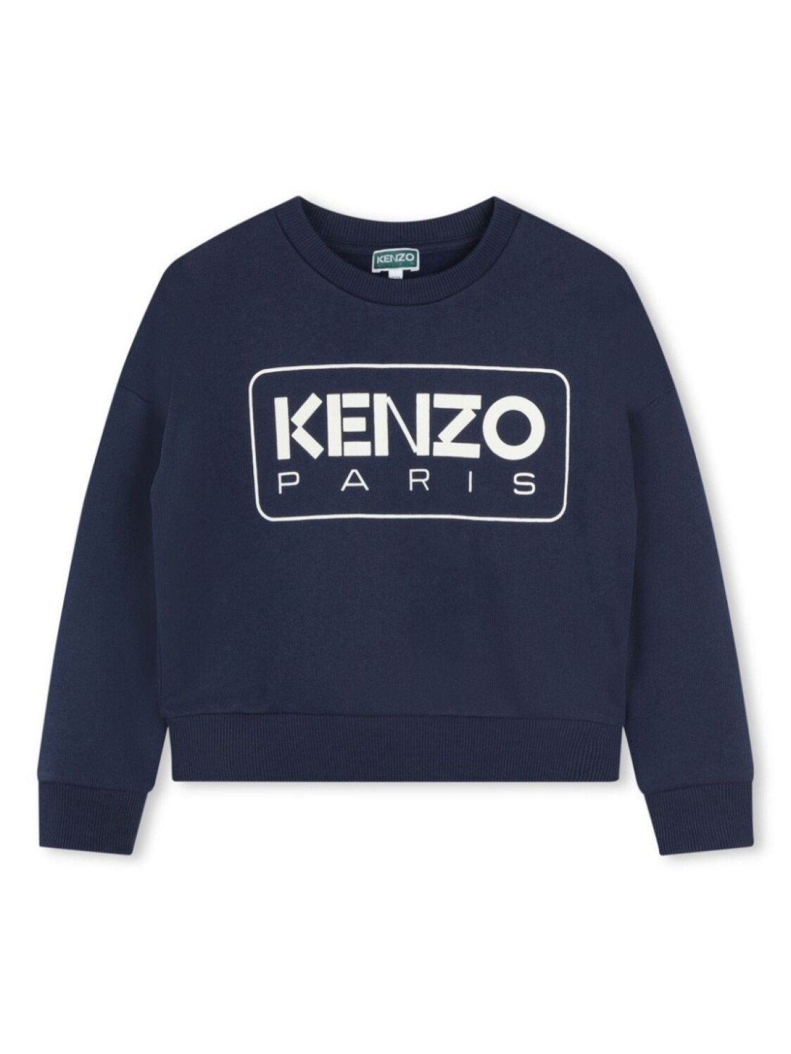 

Kenzo Kids толстовка с логотипом, синий