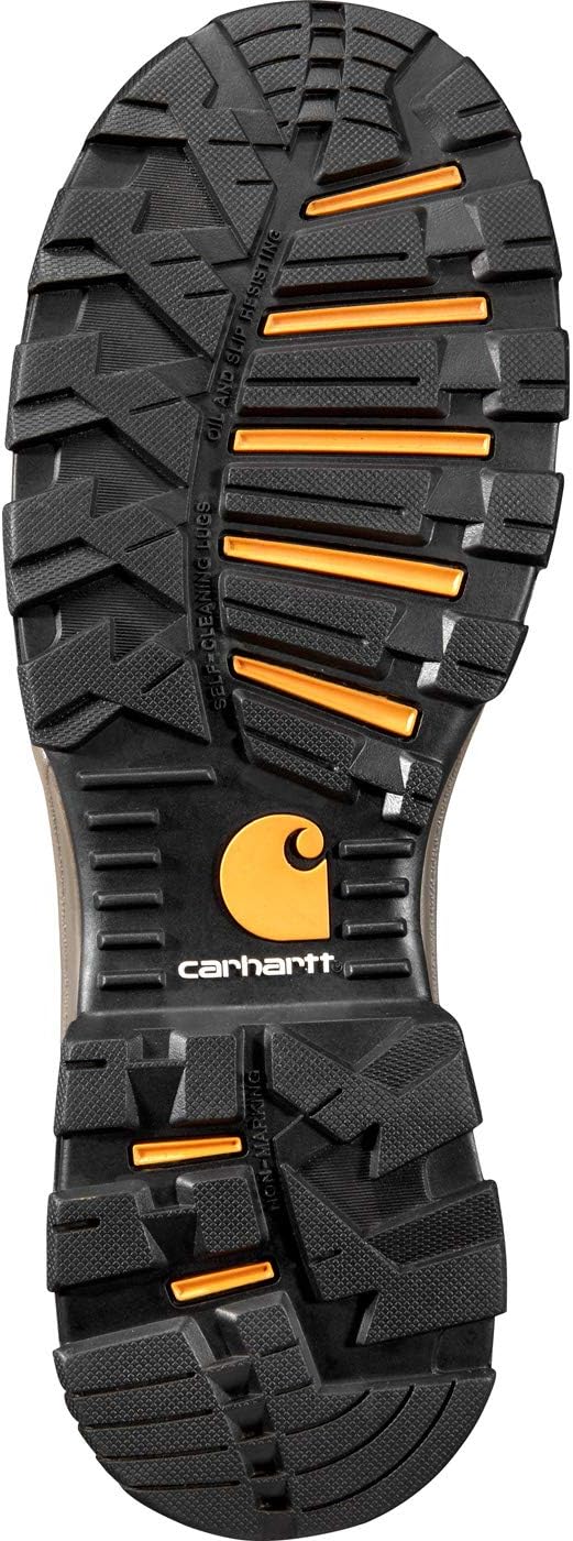 Мужские промышленные ботинки Carhartt 8" Energy с водонепроницаемым композитным носком CME8355, коричневый — фото 2