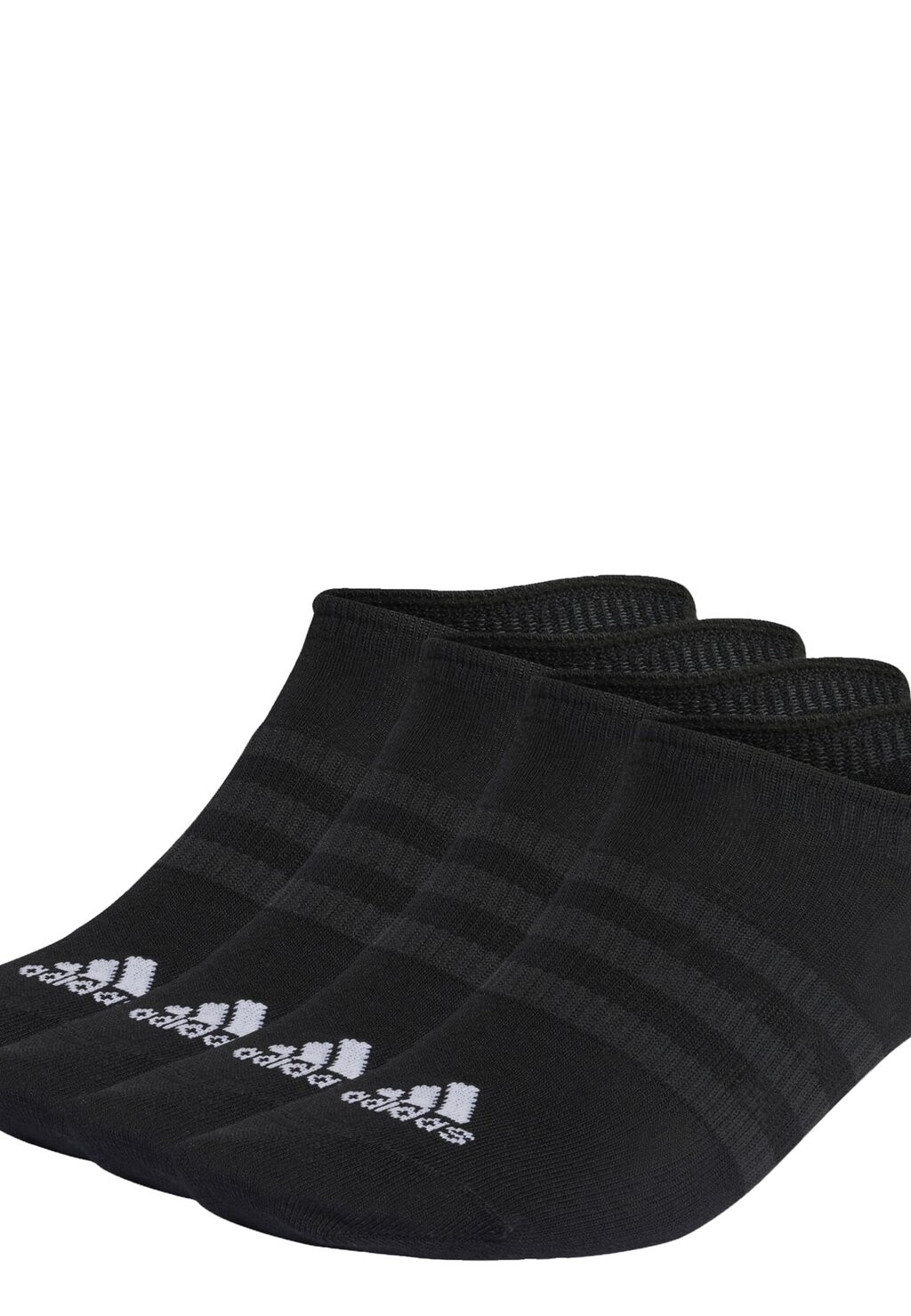 

Носки Thin And Light No-Show 3 Пары Adidas, цвет white black