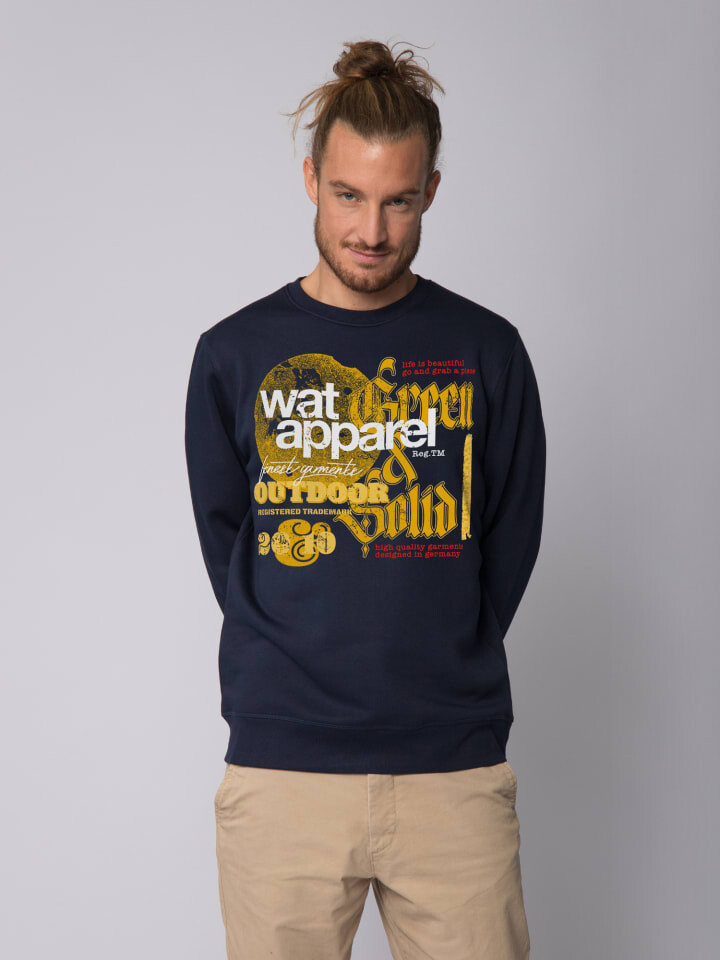 

Толстовка wat Apparel LIMITED EDITION LOGO PRINT 02, темно-синий