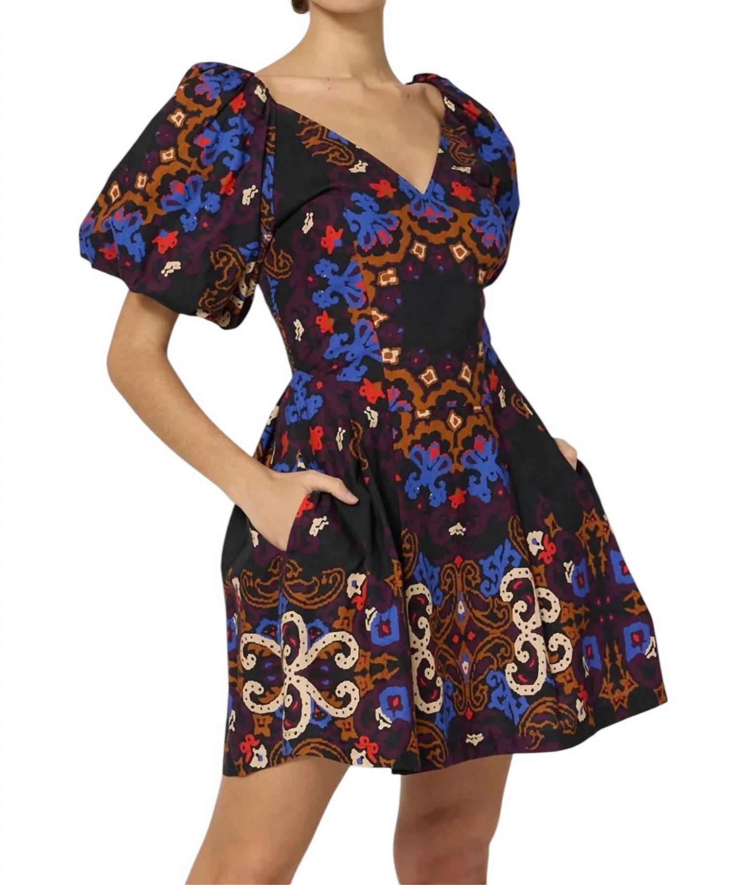 

Мини-платье Josette с принтом Venezia Cleobella, цвет venezia print