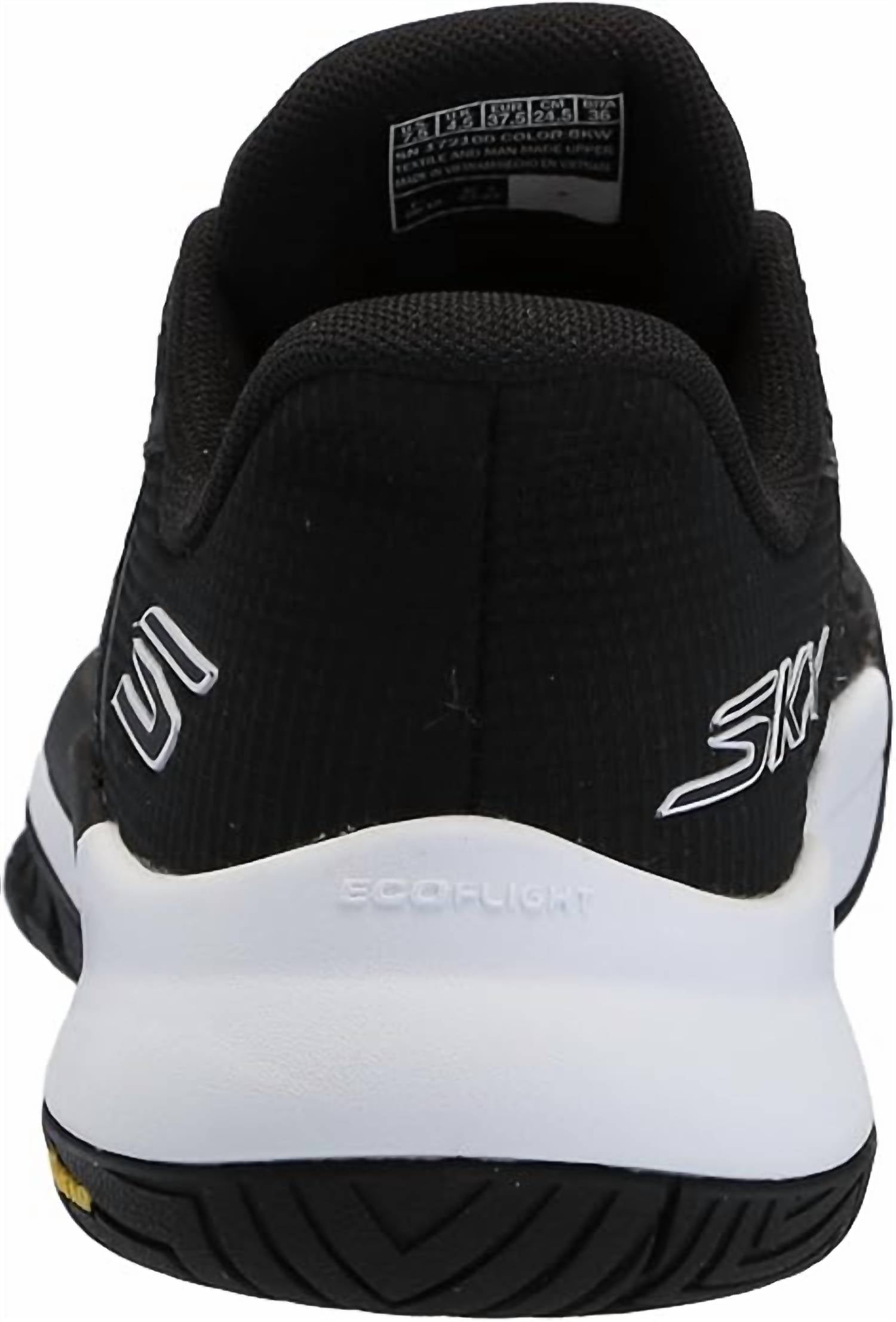 Женские кроссовки Viper Court для пиклбола черные Skechers — фото 3