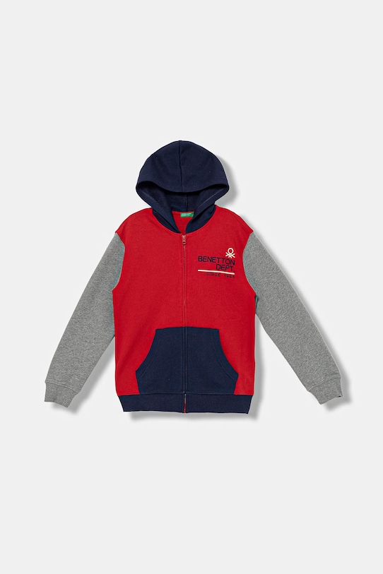 

Детская хлопковая толстовка United Colors Of Benetton, красный