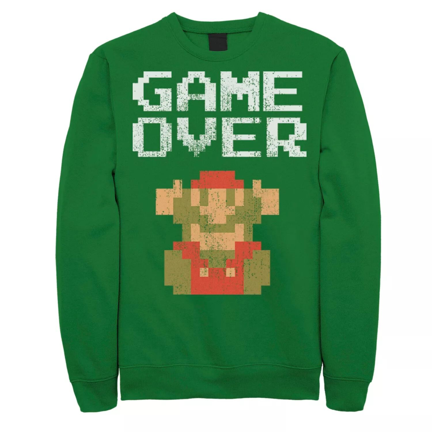 

Мужской осенний свитшот Nintendo Super Mario Classic Game Over Mario Licensed Character