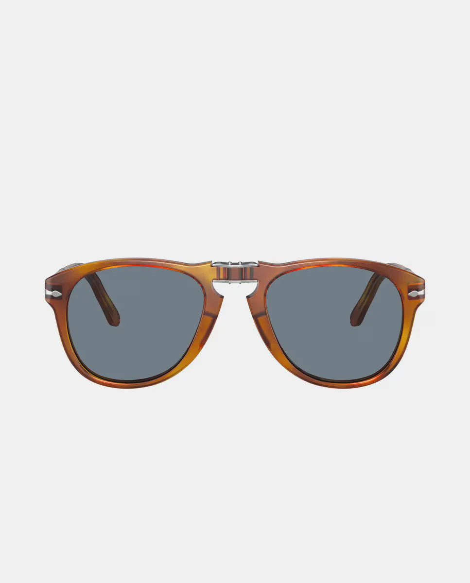 

Мужские солнцезащитные очки-пилоты из ацетата Persol, коричневый