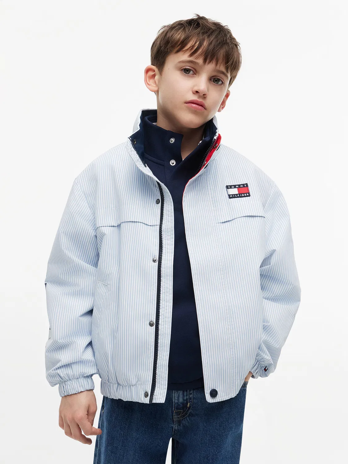 Куртка межсезонья Tommy Hilfiger, Navy/Light Blue — фото 2