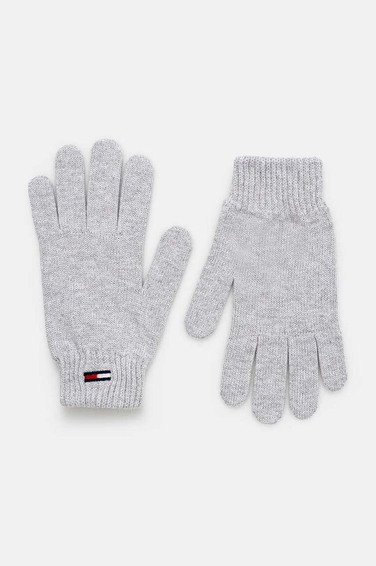 

Хлопковые перчатки Tommy Jeans, серый