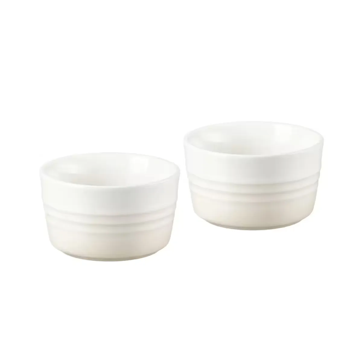

Набор из двух керамических чаш 200 мл Le Creuset Meringue, крем