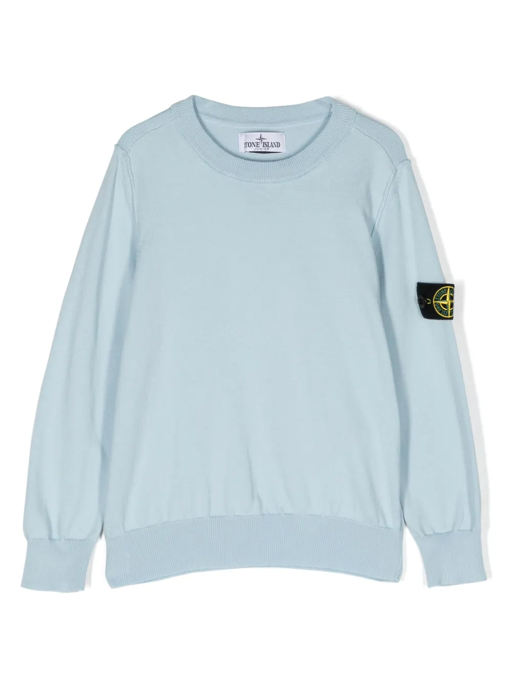 

Джемпер с нашивкой Compass Stone Island Junior, синий