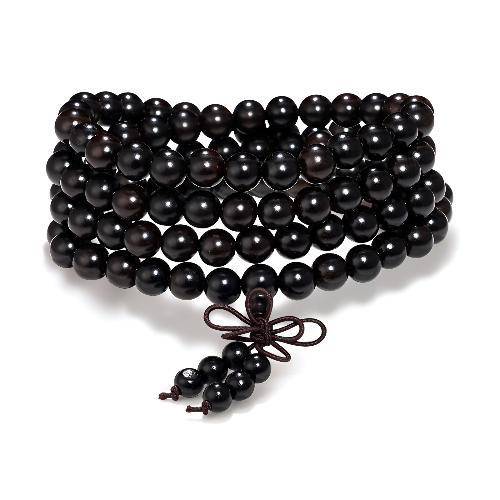 

Браслет из эбенового дерева Jodie&Kevin унисекс Jodie＆Kevin, Beads (0.6Cm)[Black]