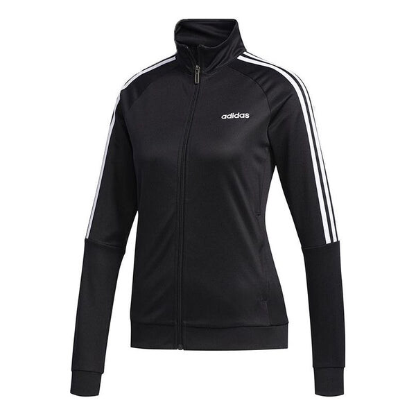 

Куртка воротник стойка повседневная спортивная куртка Adidas, черный
