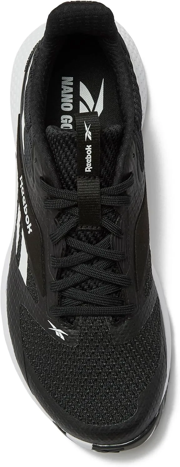 Мужские гольф-кроссовки Reebok Nano Golf без шипов, черно-белый — фото 3