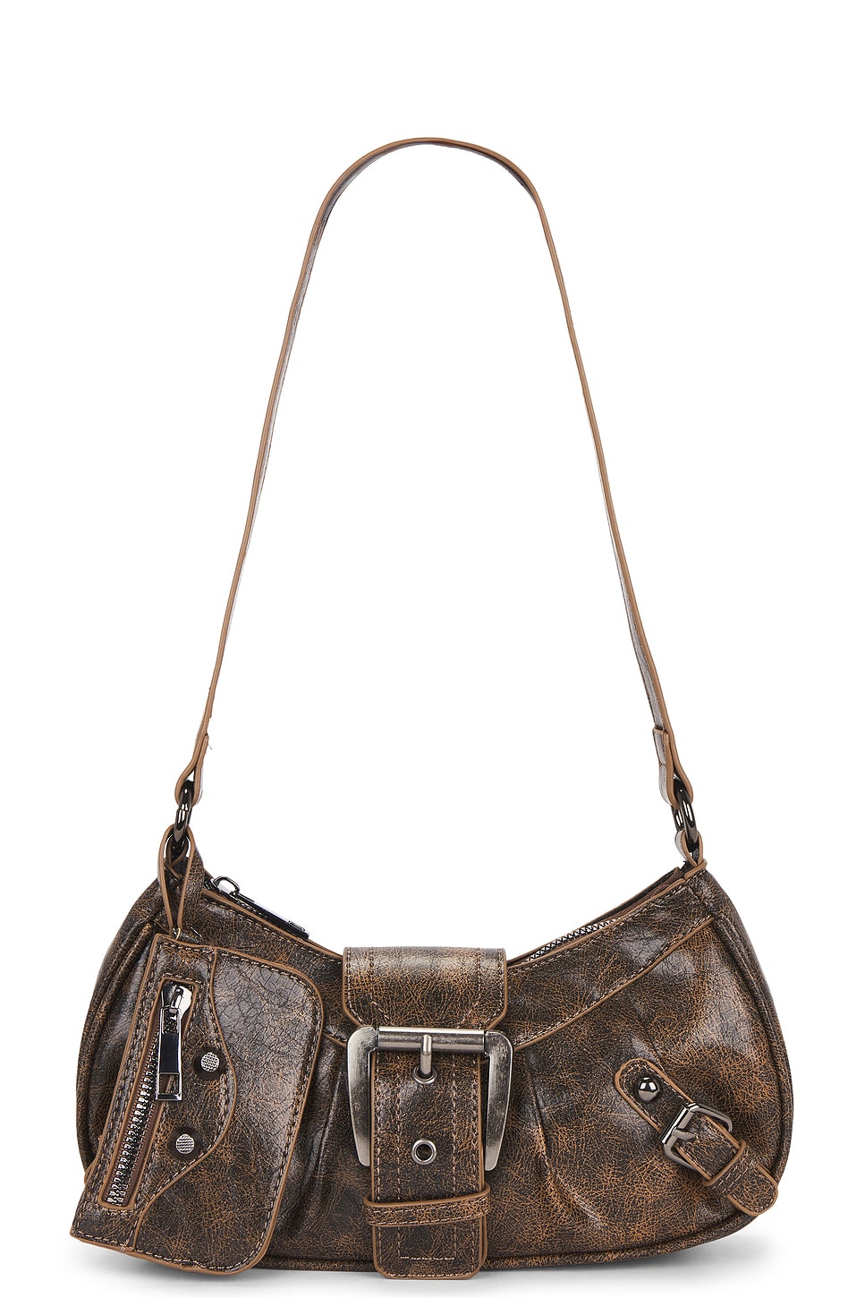 

Сумка на плечо с винтажной застежкой 8 Other Reasons, distressed brown