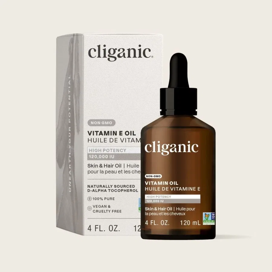 100% чистое масло витамина Е - 57 г Cliganic — фото 3
