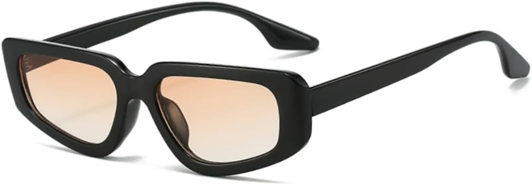 

Модные солнцезащитные очки в маленькой оправе «кошачий глаз» для женщин и мужчин, винтажные, летние, для путешествий, отдыха на природе, вождения, защита от УФ-излучения UV400 VVTWSSW, Black Tea