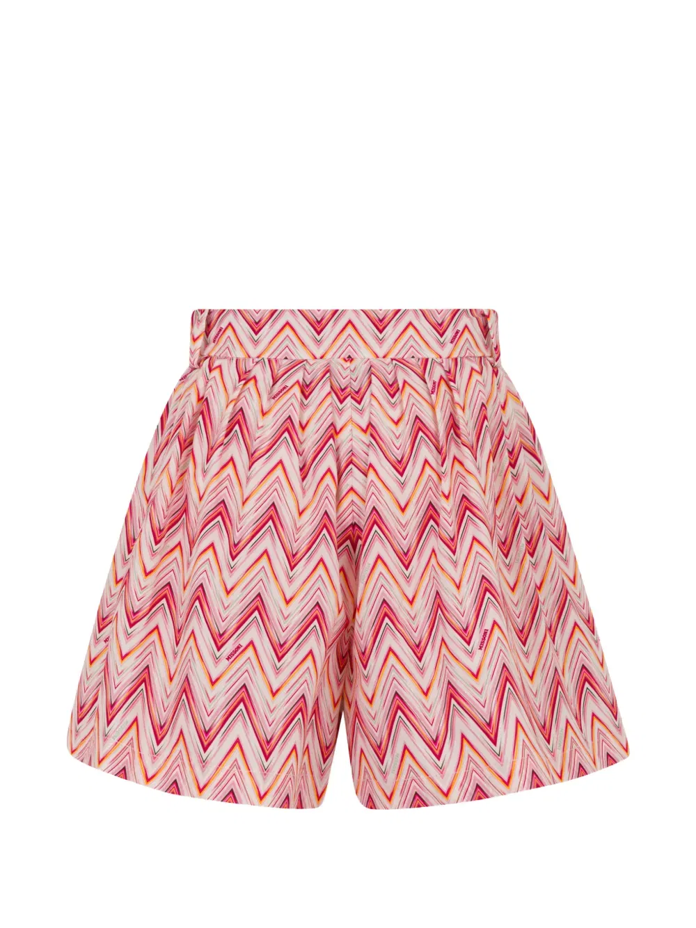 Шорты с зигзагообразным узором Missoni Kids, нейтральный — фото 2