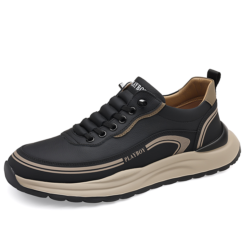 

Playboy Кроссовки мужские низкие Casual Shoes 3278 Black, цвет 3278 Black