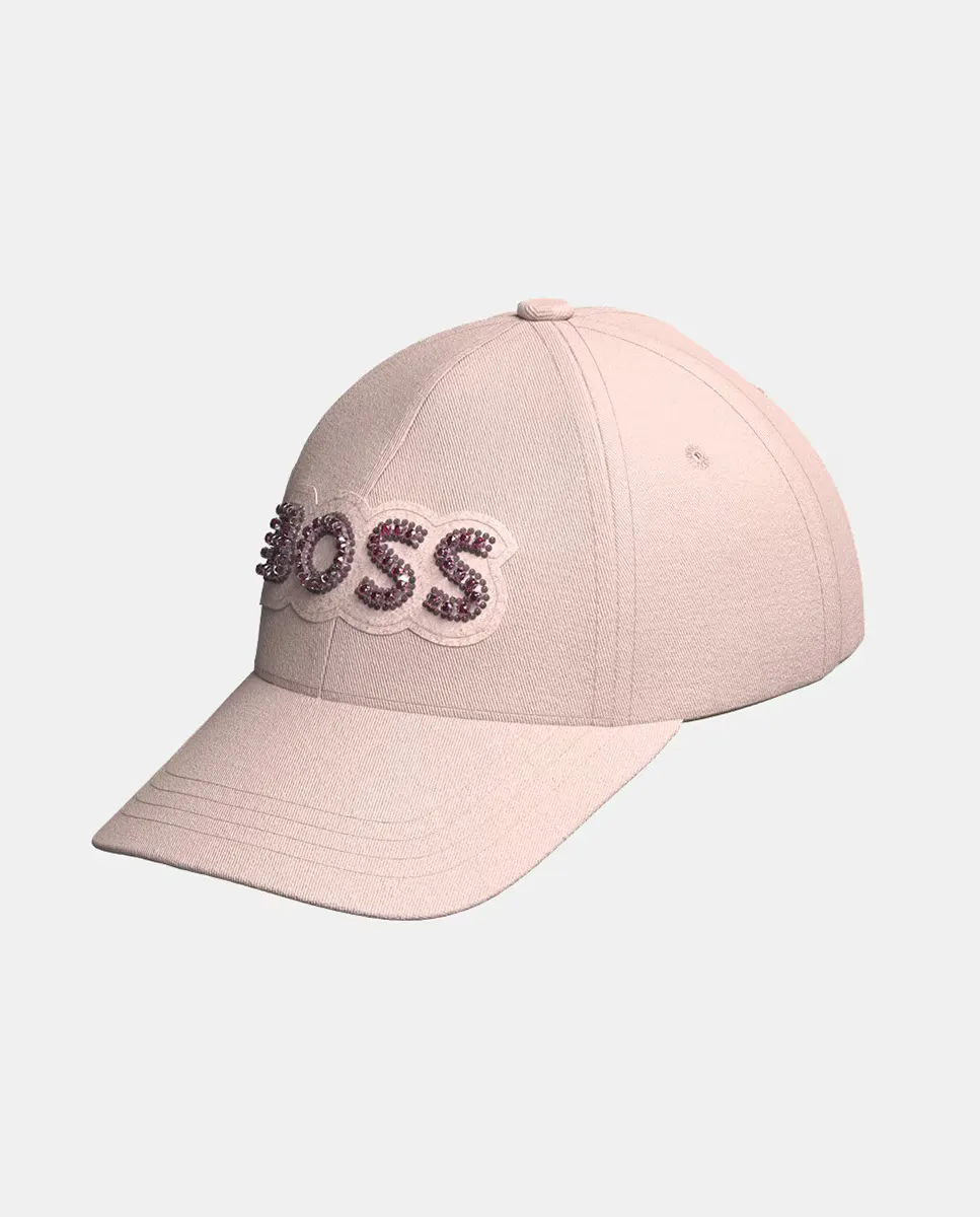 

Женская кепка с логотипом Boss Orange, розовый