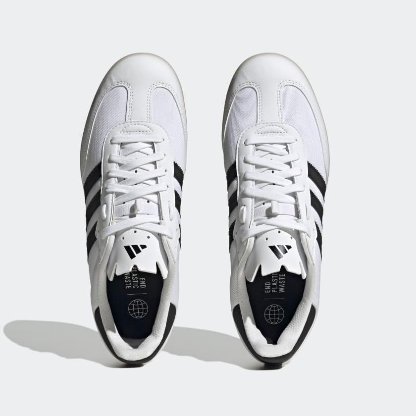 Кроссовки adidas Velosamba 2 для взрослых унисекс, белый/черный — фото 2