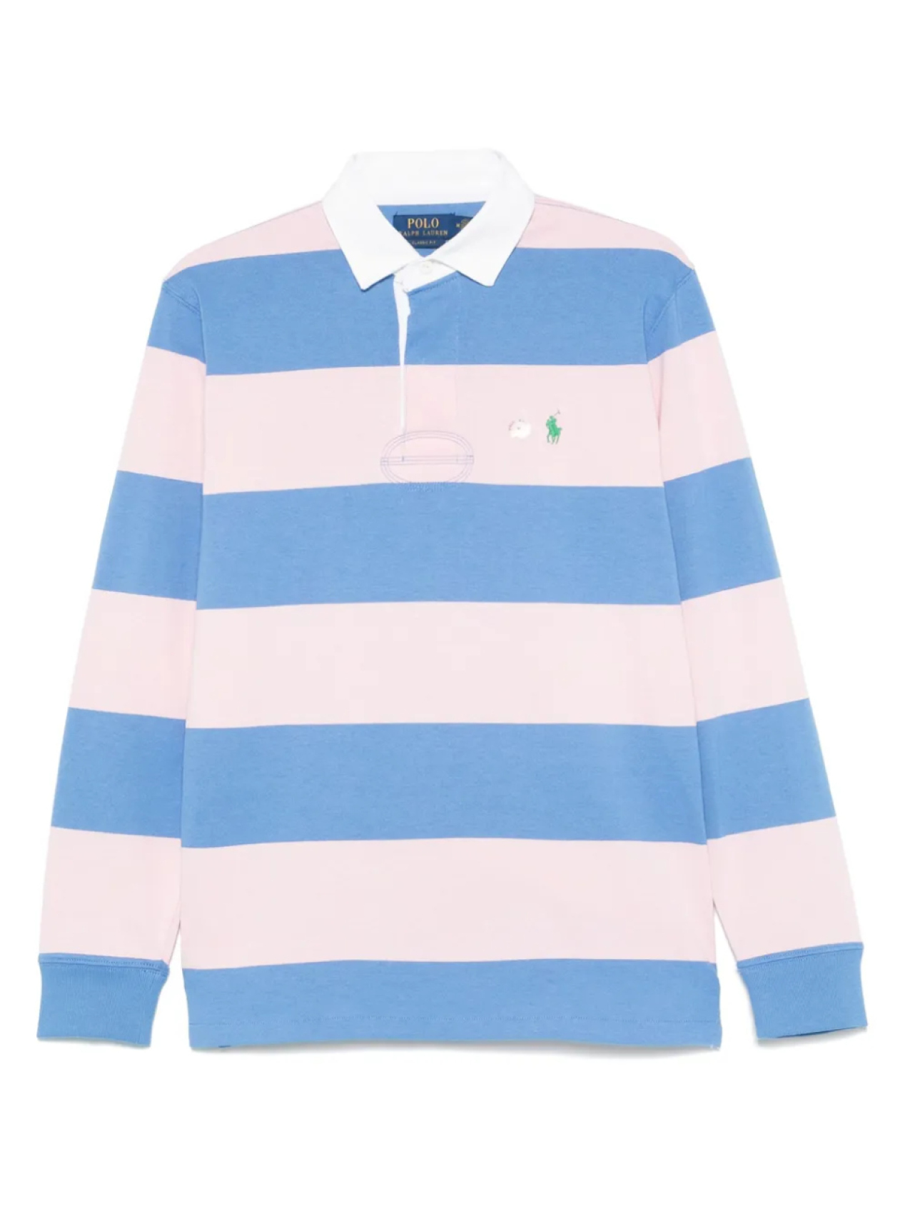 

Классическая регбийная рубашка Polo Ralph Lauren, розовый