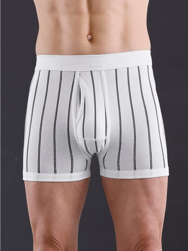 

WITT WEIDEN Короткие трусы белого цвета в полоску