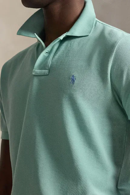 Поло из хлопка классическое Polo Ralph Lauren, синий — фото 4