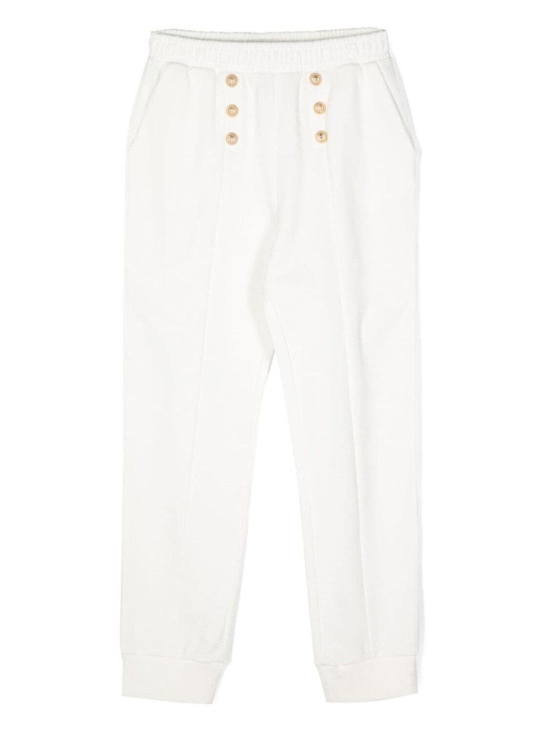 

Balmain Kids брюки со складками, белый