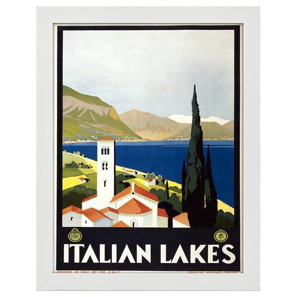 

Рамка для фотографий LegendArte Poster Italian Lakes, белый