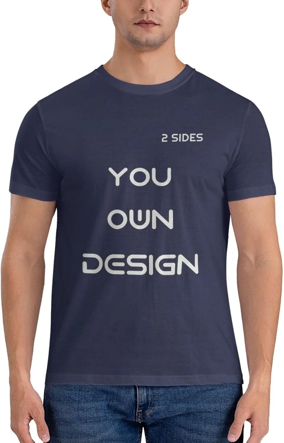 

Футболка мужская Custom с принтом и текстом