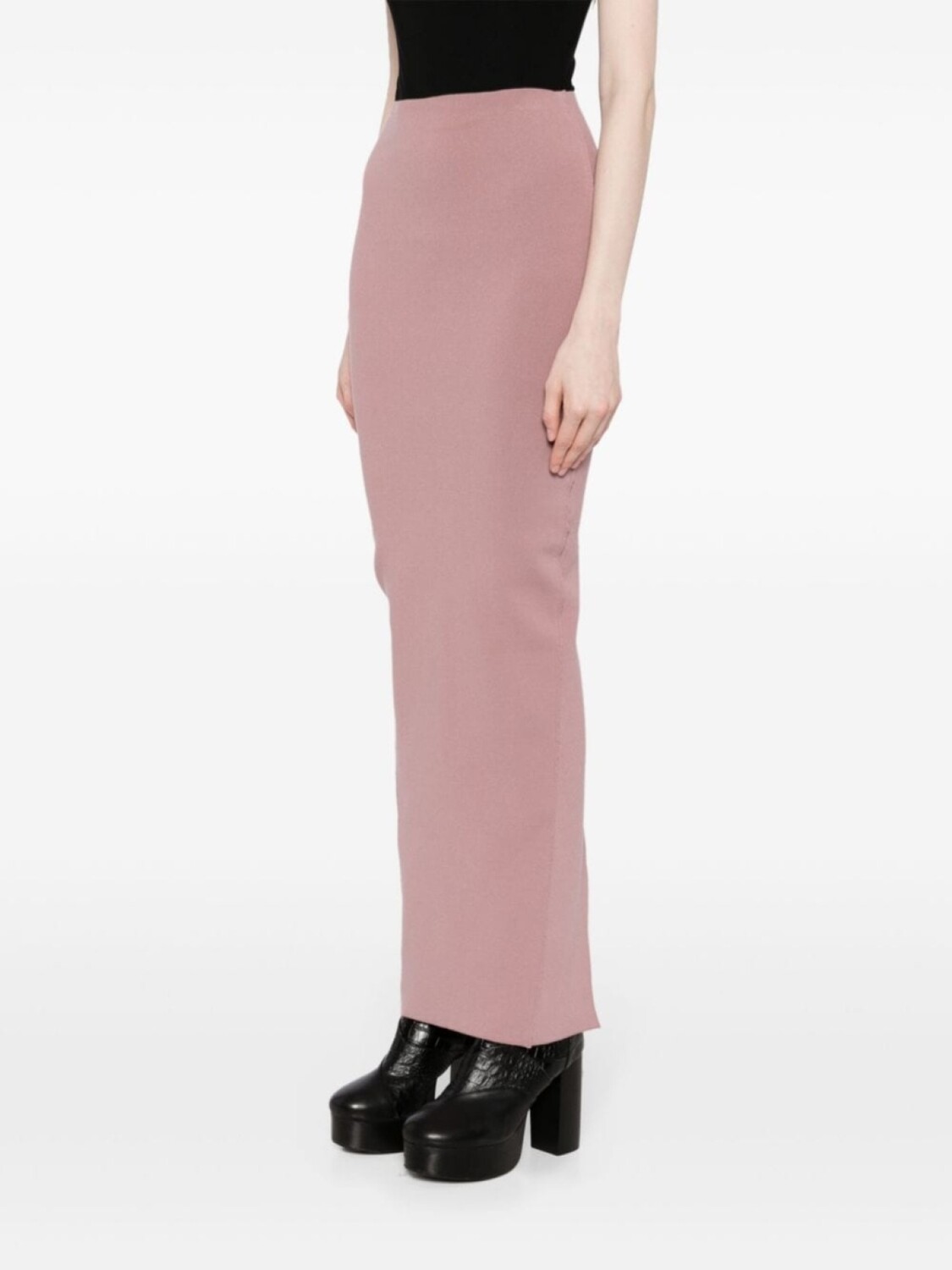 

Юбка макси Tank Column Rick Owens, розовый