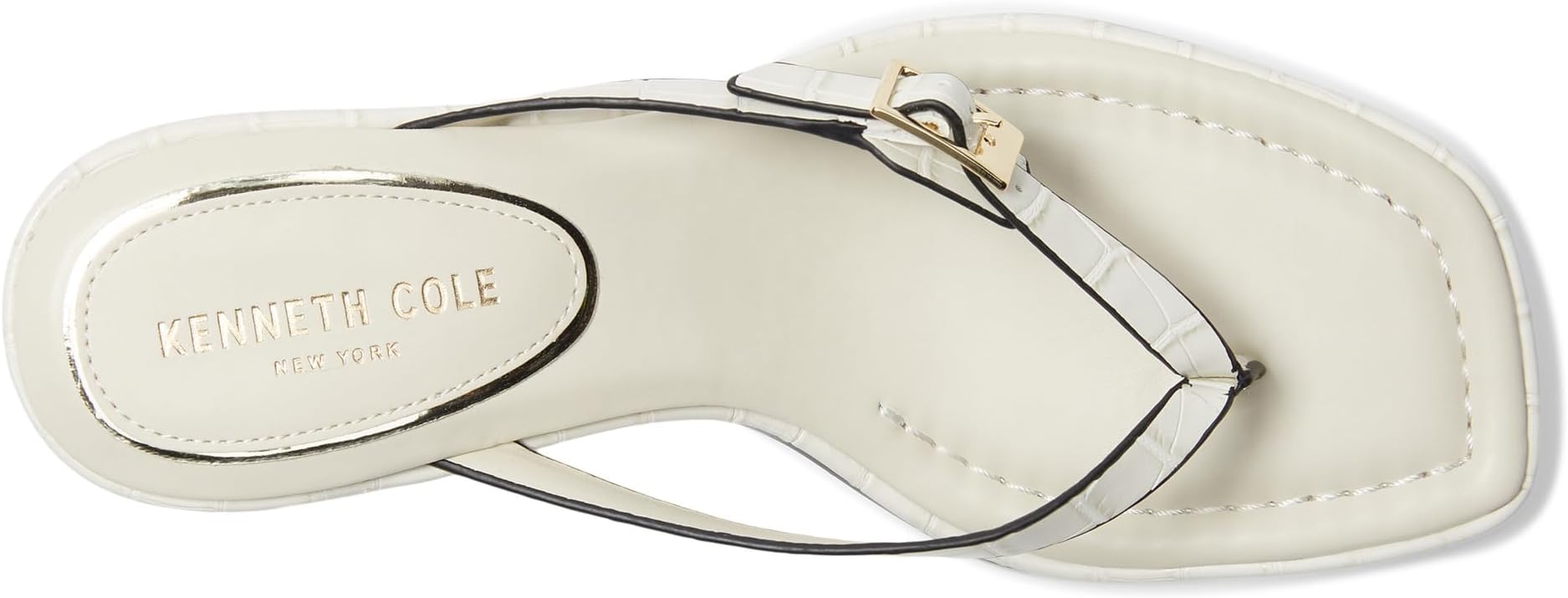 Сандалии Kenneth Cole New York Gillie, цвет Cream Croco — фото 2