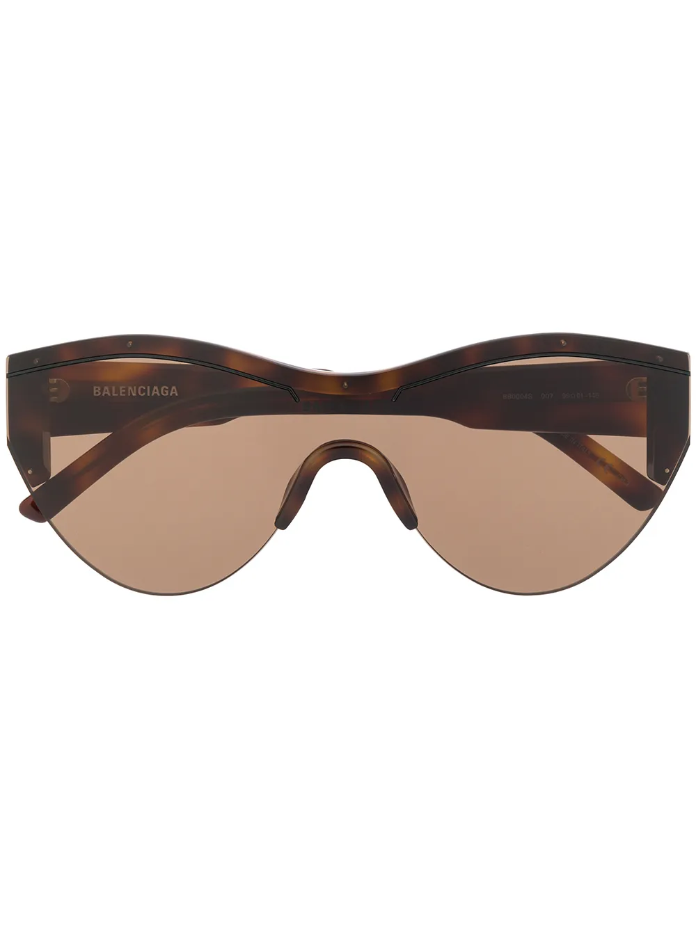 

Солнцезащитные очки Ski Cat Balenciaga Eyewear, коричневый