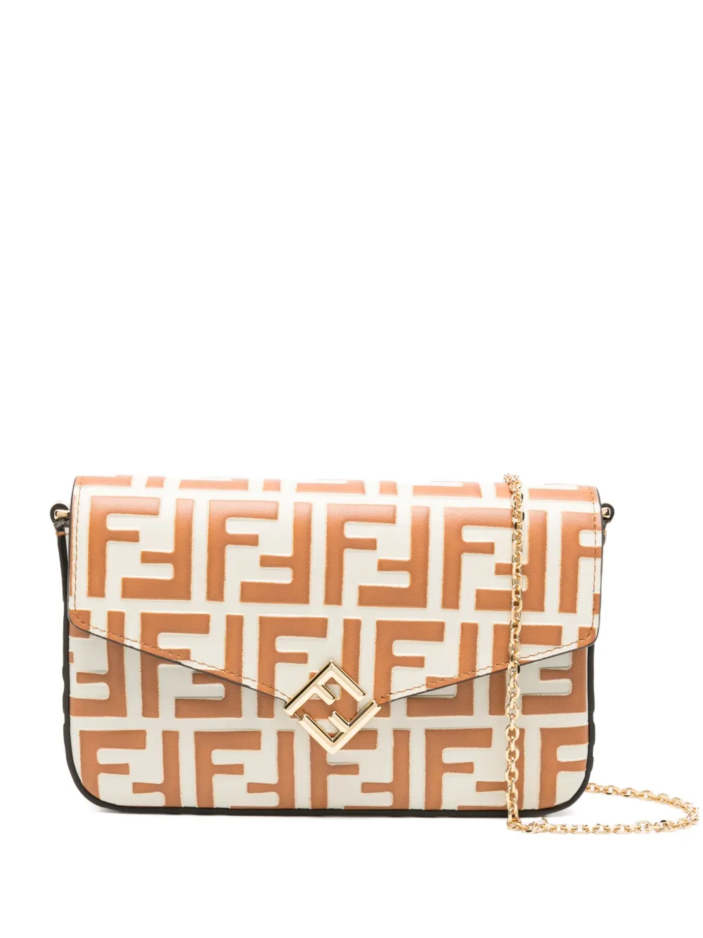 

Сумка через плечо FF Diamonds FENDI, нейтральный